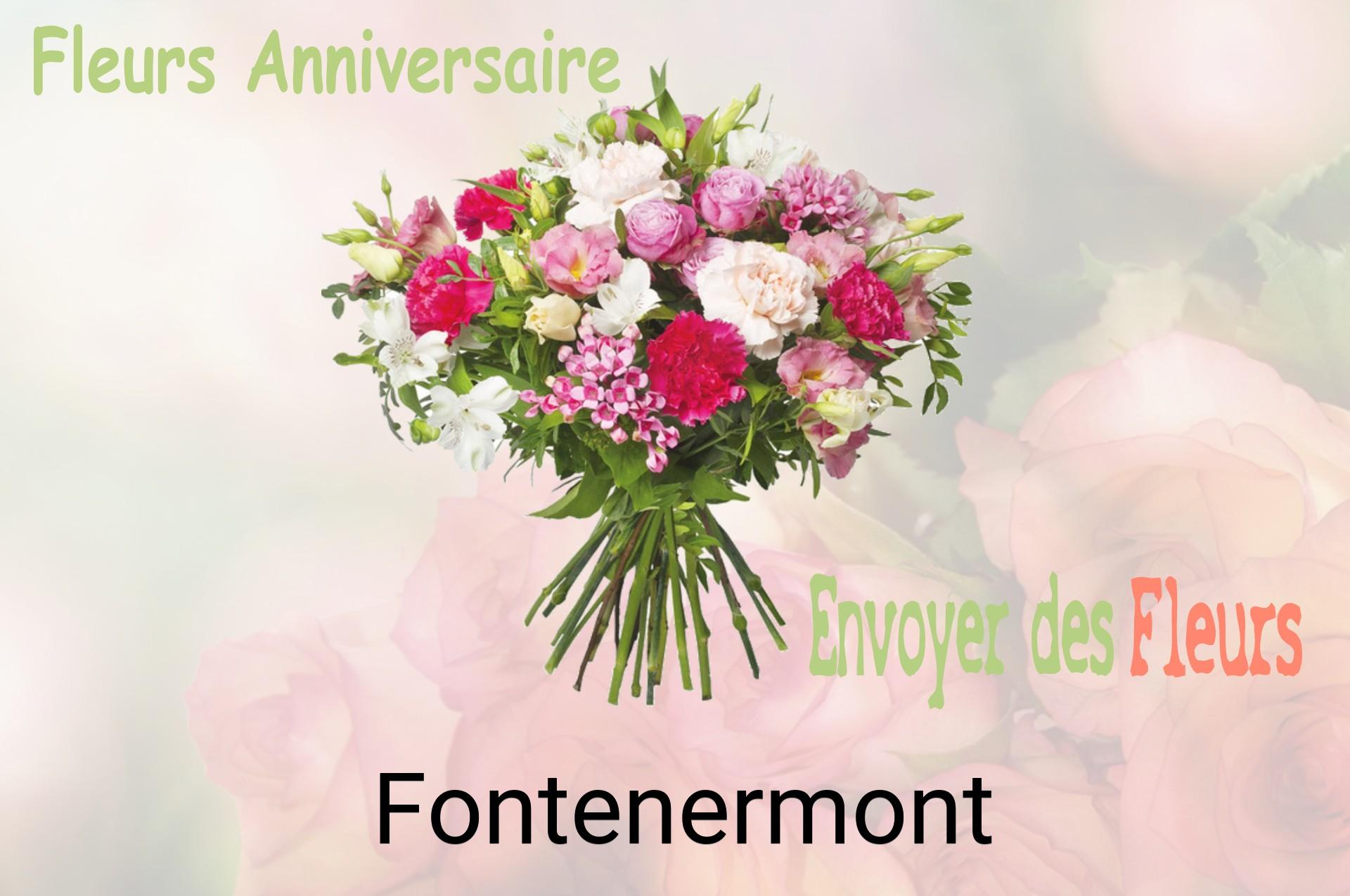 Bouquet de fleurs d’anniversaire livré à Fontenermont