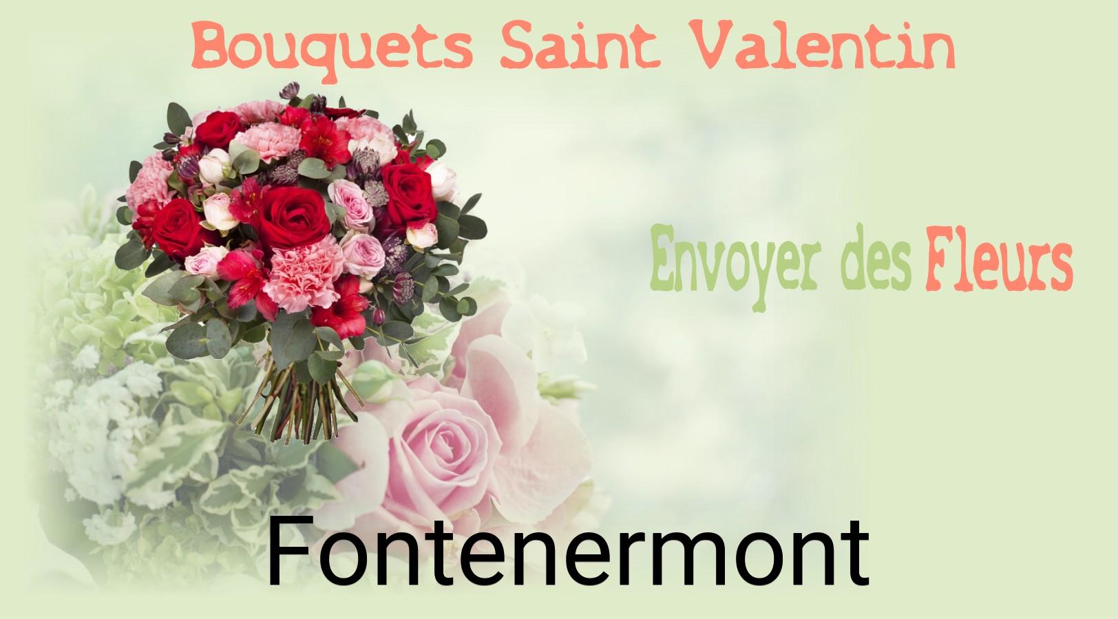 Roses de Saint-Valentin livrées à Fontenermont